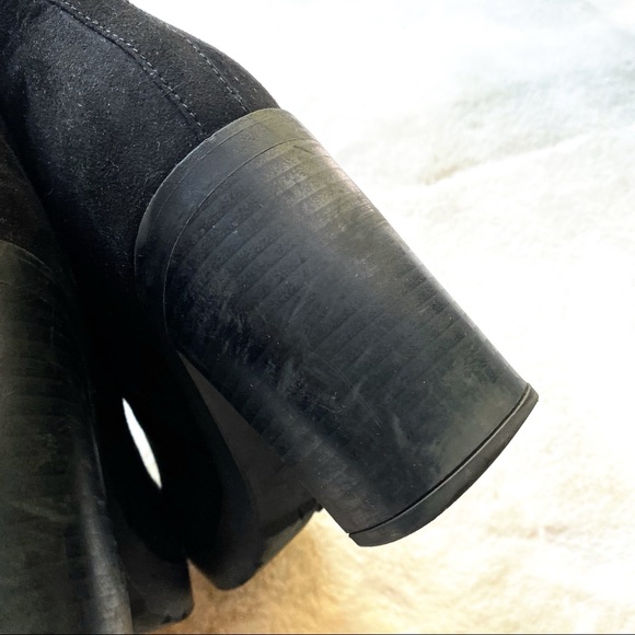 🖤 PRIMARK FAUX SUADE CHUNKY HEEL BOOTIES! - Picture 12 of 12